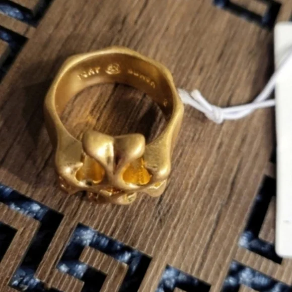 Tory Burch Gold Statement Ring - Picture 2 of 3